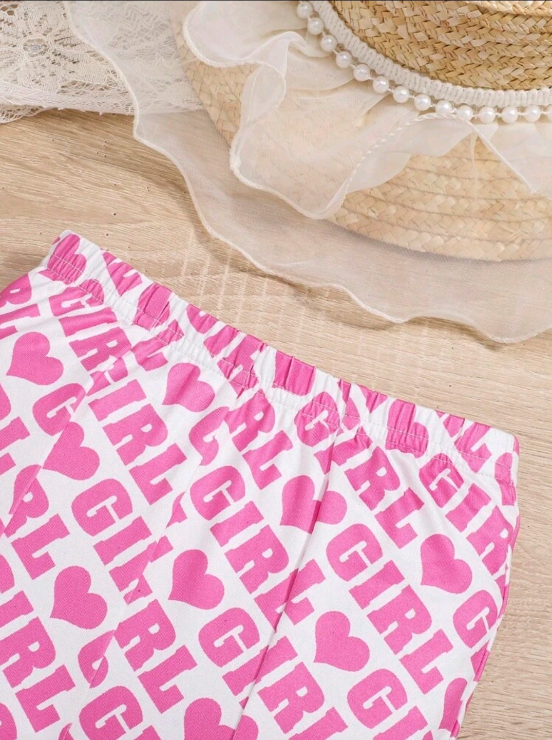 Sassy Pink Heart 2 Piece Set