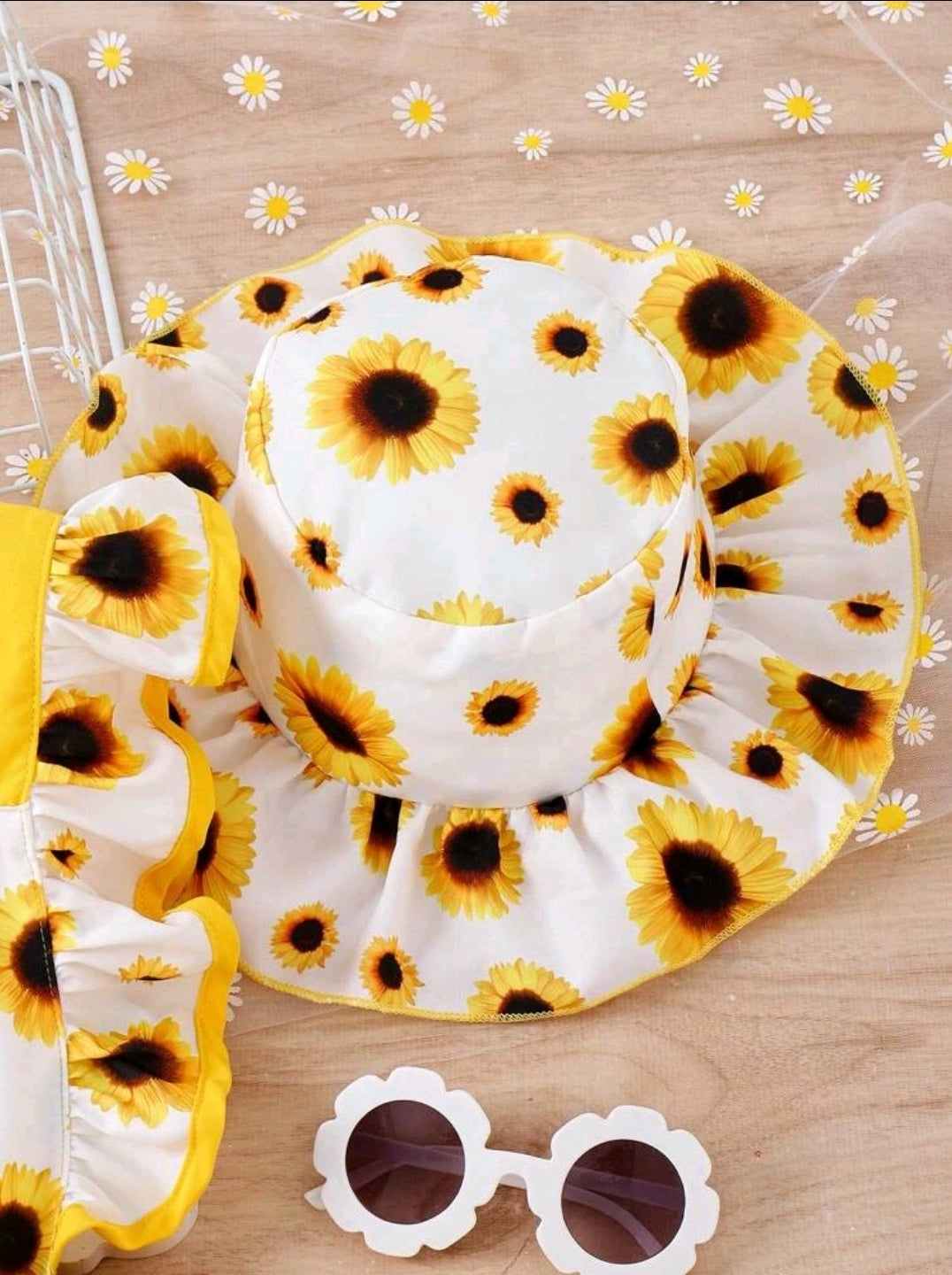 Best Seller 🎖 Sunflower Front Bow Romper